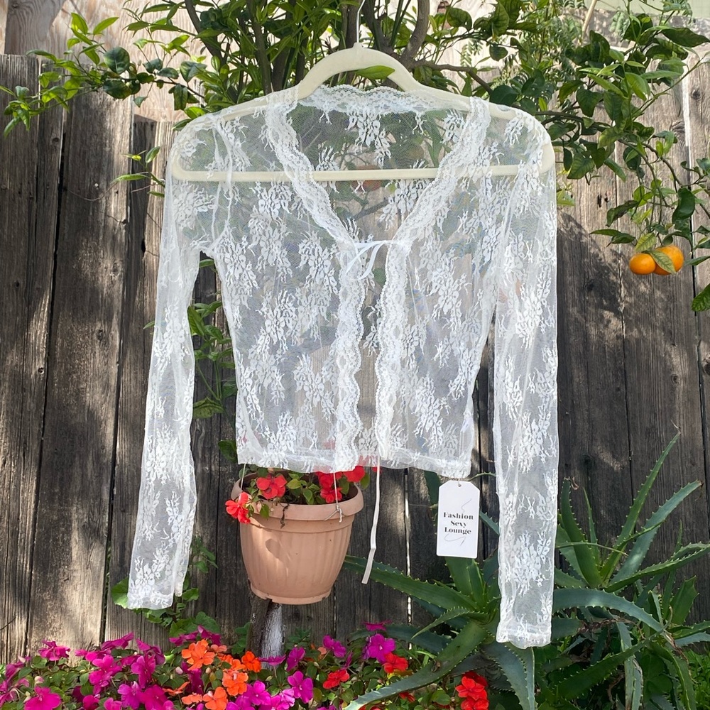 Lace cover up